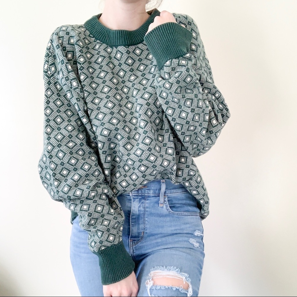 Grandpa Christmas Oversized Ski Sweater La…